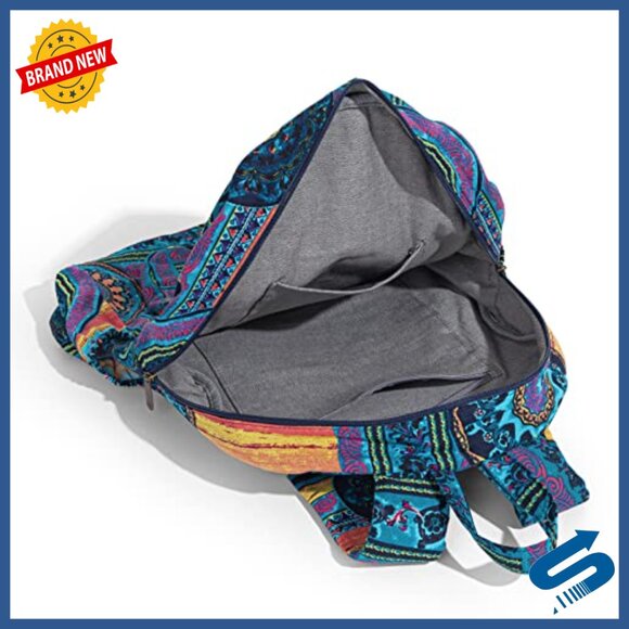 Large Capacity Bohemian Canvas Backpack Daypack for Travel Hiking main image 4